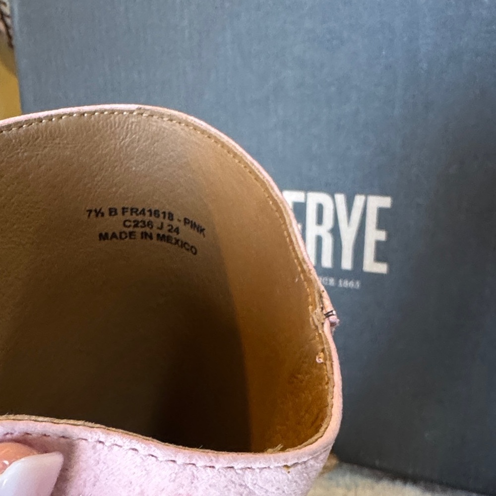 Frye Women's Pink Campus 14L Hardrock Leather 7.5 - Picture 15 of 16